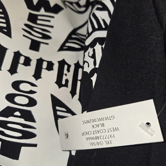 West Coast Choppers NEW Big and Tall Black "Fool Proof Sucka Free" Graphic Tee - Picture 6 of 6